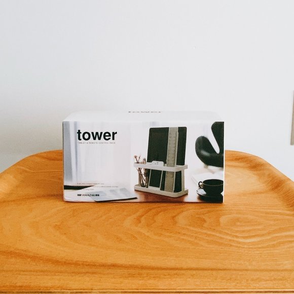 Yamazaki Tower Tablet Remote Control Rack - White - Picture 1 of 5